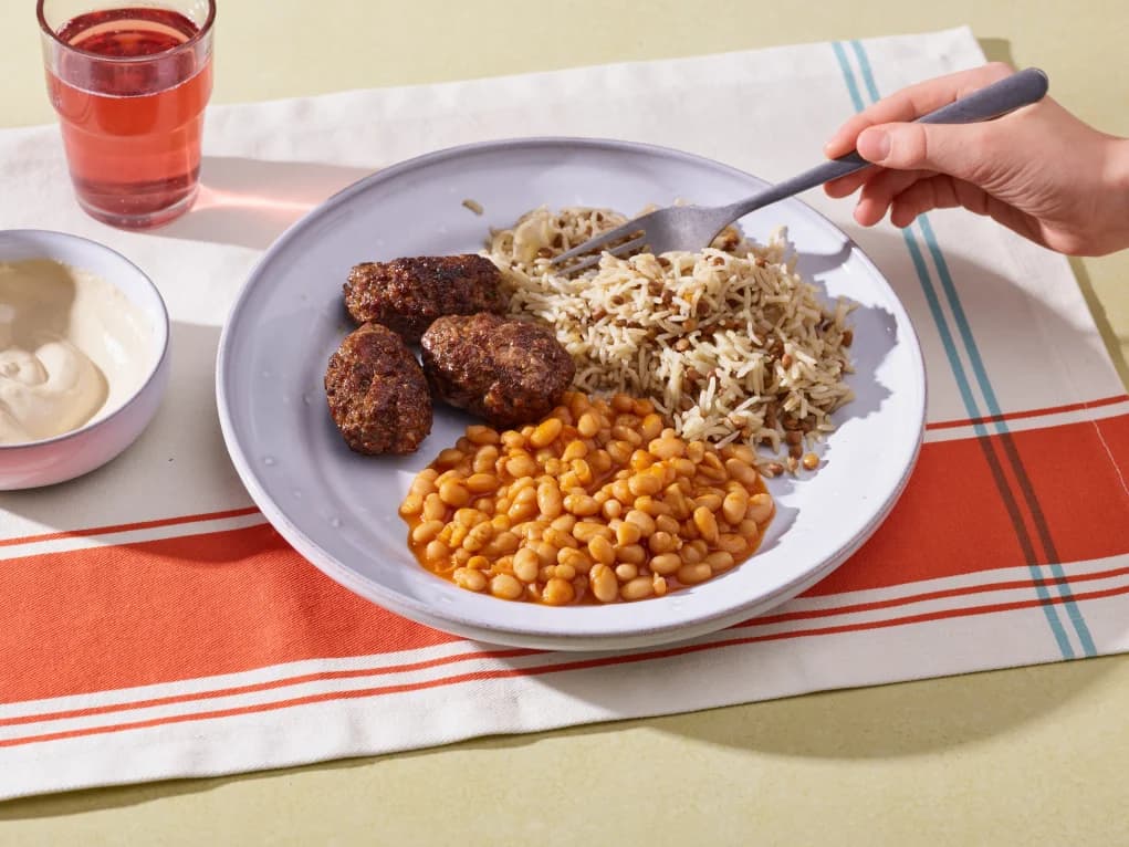 קציצות קבב ומג׳דרה