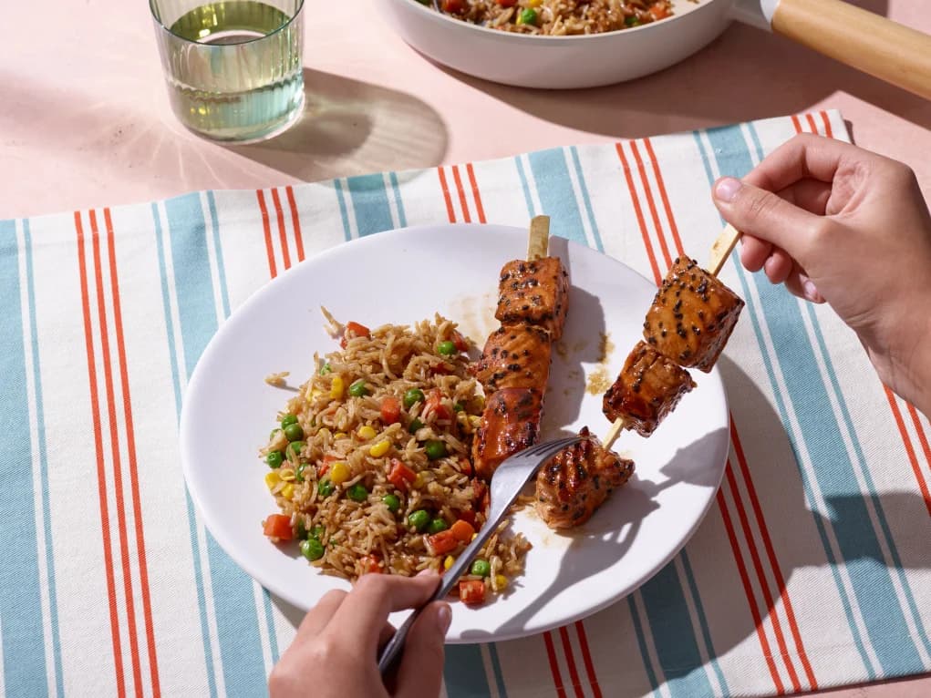 שיפודי יקיטורי סלמון יפני